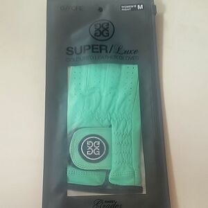 G/FORE Mint Super Luxe Leather Gloves
